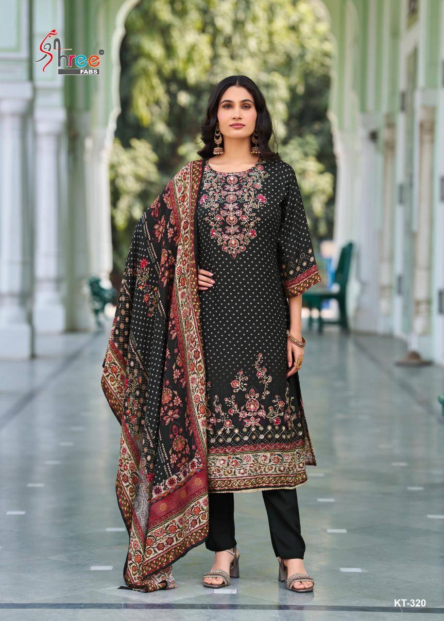 Shree fabs KT - 320 Designer dress materials in Mumbai